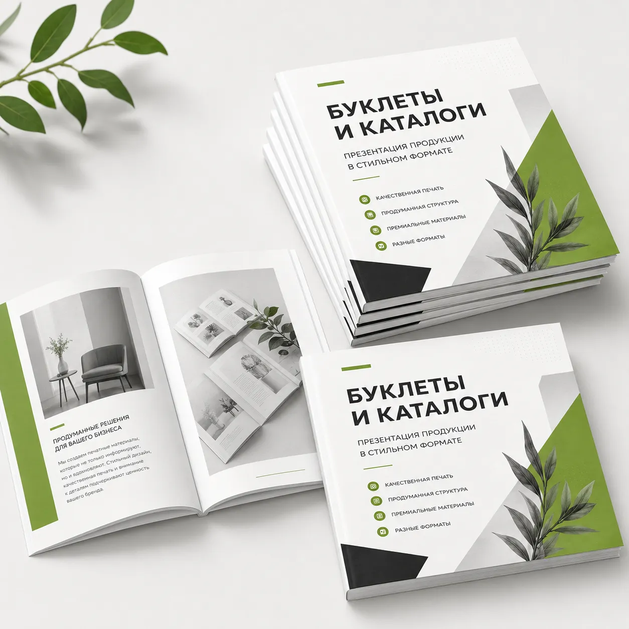 Буклеты и каталоги